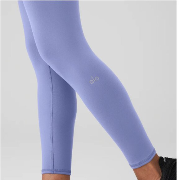 *ALO YOGA* 7/8 High-Waist Airbrush Legging (COLOR: Infinity Blue) - Picture 4 of 8